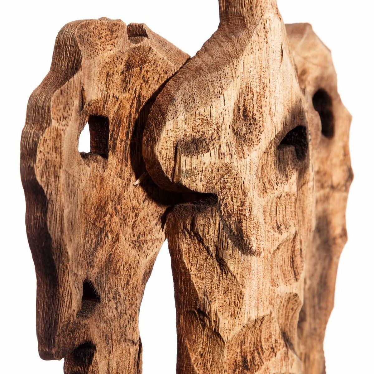 Figura Decorativa Negro Natural Ángel 19 x 10 x 75 cm