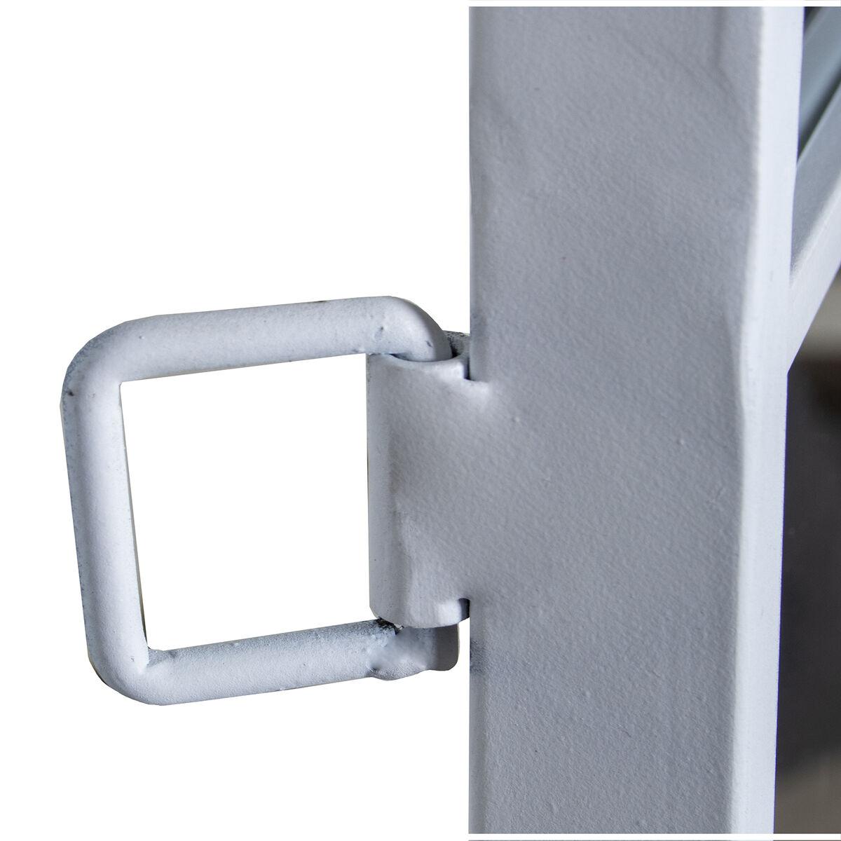 Espejo de pared Alexandra House Living Blanco Metal 7 x 149 x 77 cm