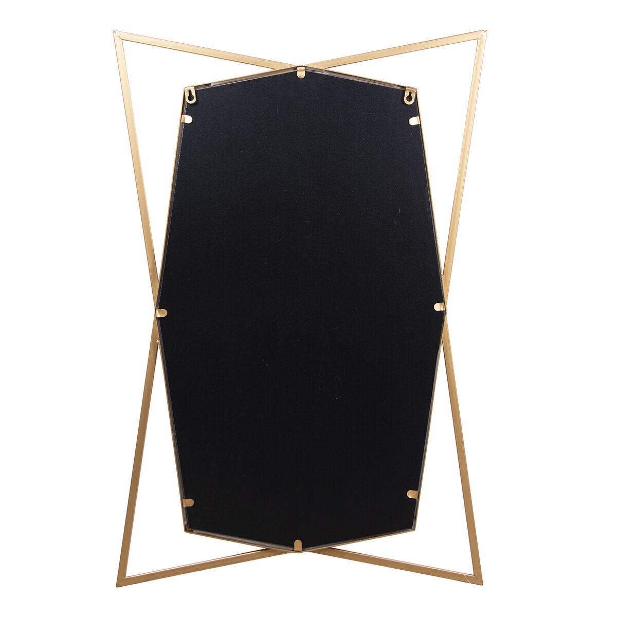 Espejo de pared Alexandra House Living Dorado Metal 7 x 85 x 58 cm