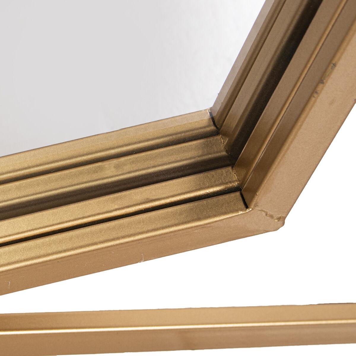 Espejo de pared Alexandra House Living Dorado Metal 7 x 85 x 58 cm
