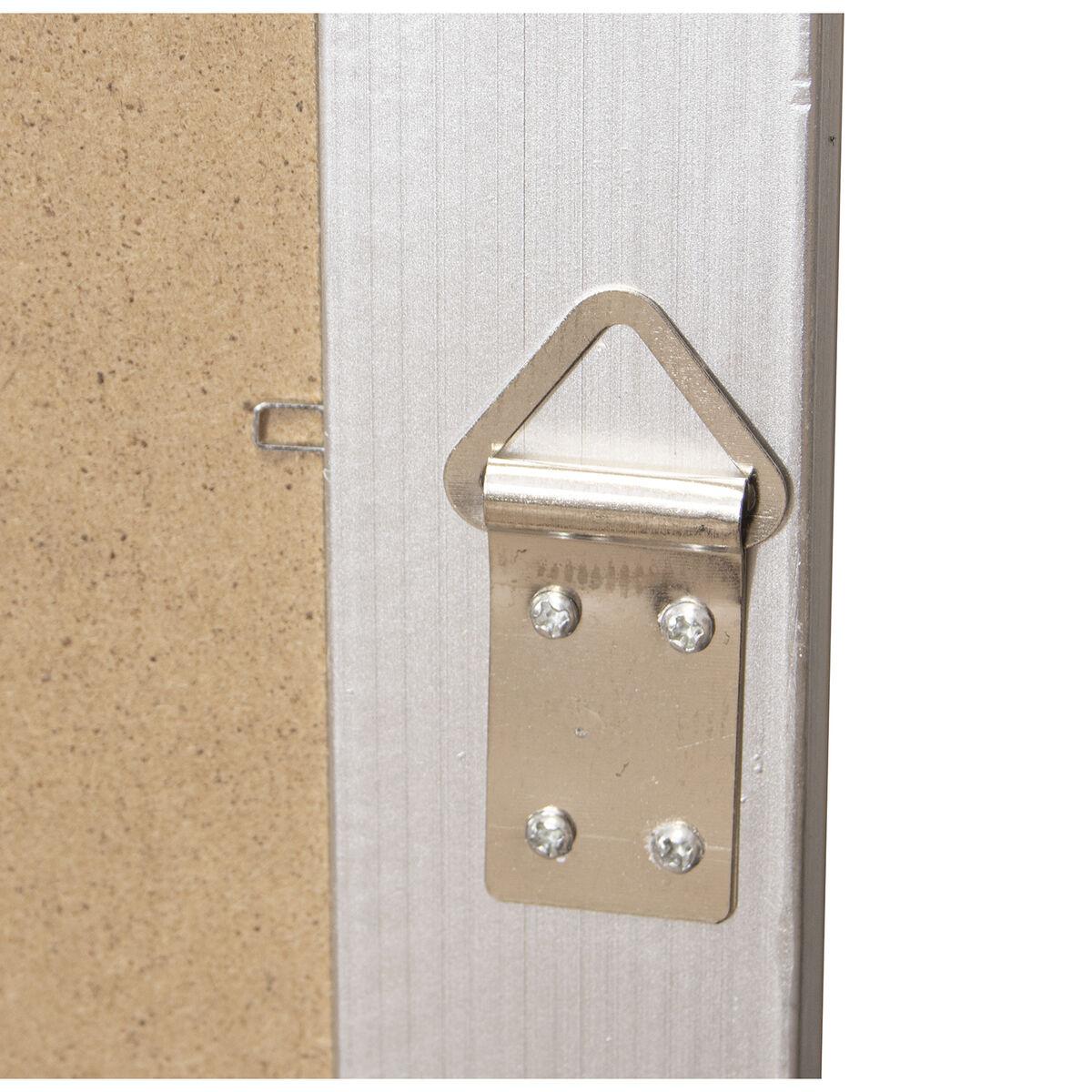 Espejo de pared Alexandra House Living Plateado Ventana Rectangular