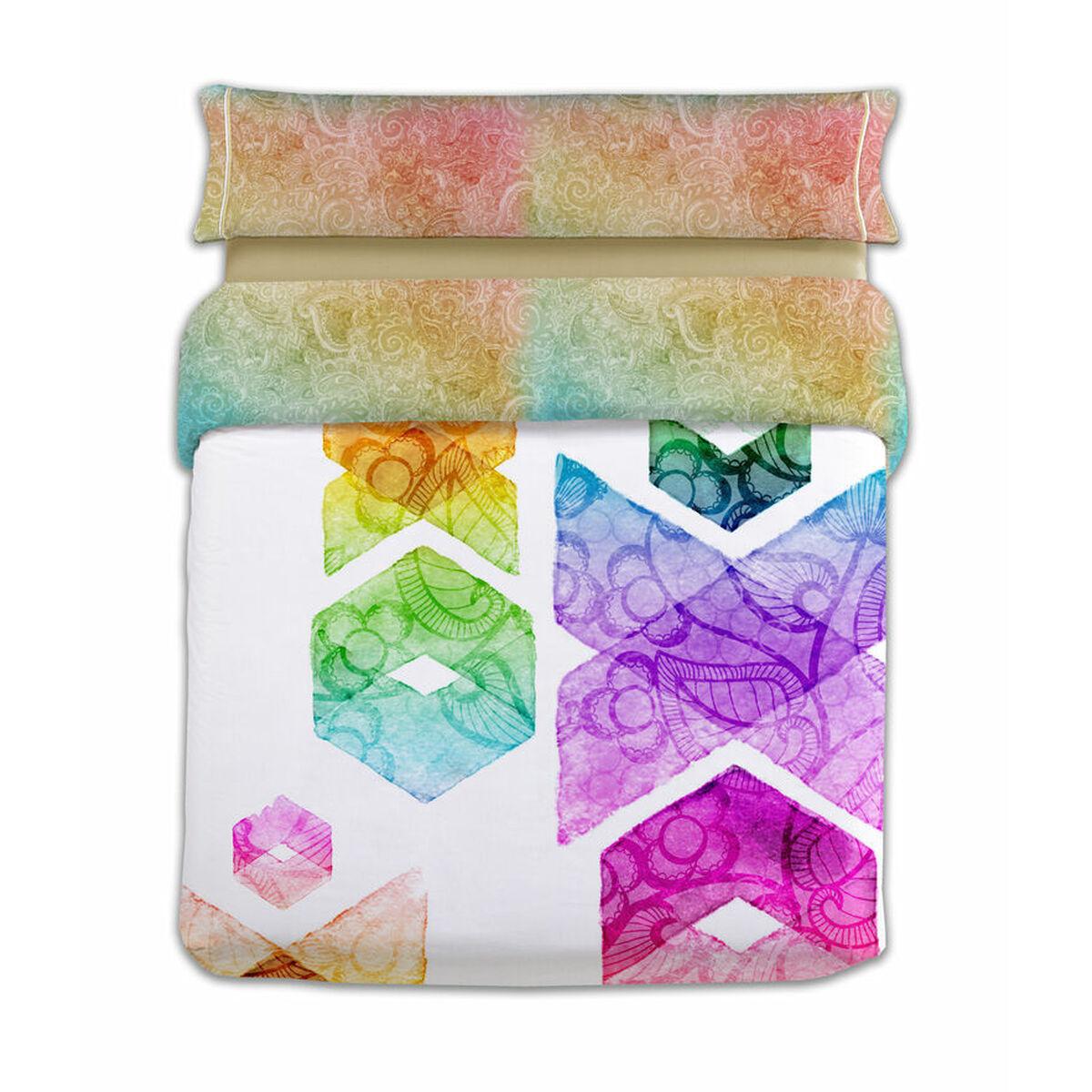 Juego de funda nórdica Lois INDIO P. Beige Cama de 150 240 x 230 cm 4 Piezas