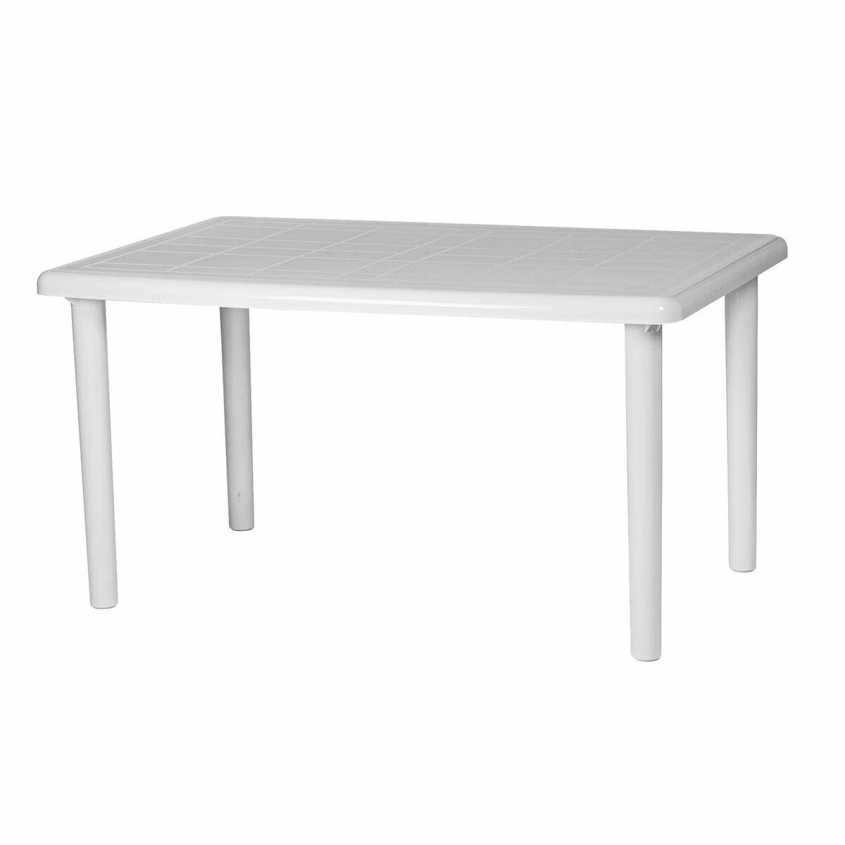 Mesa Garbar Olot Blanco Polipropileno 90 x 73 x 140 cm Rectangular
