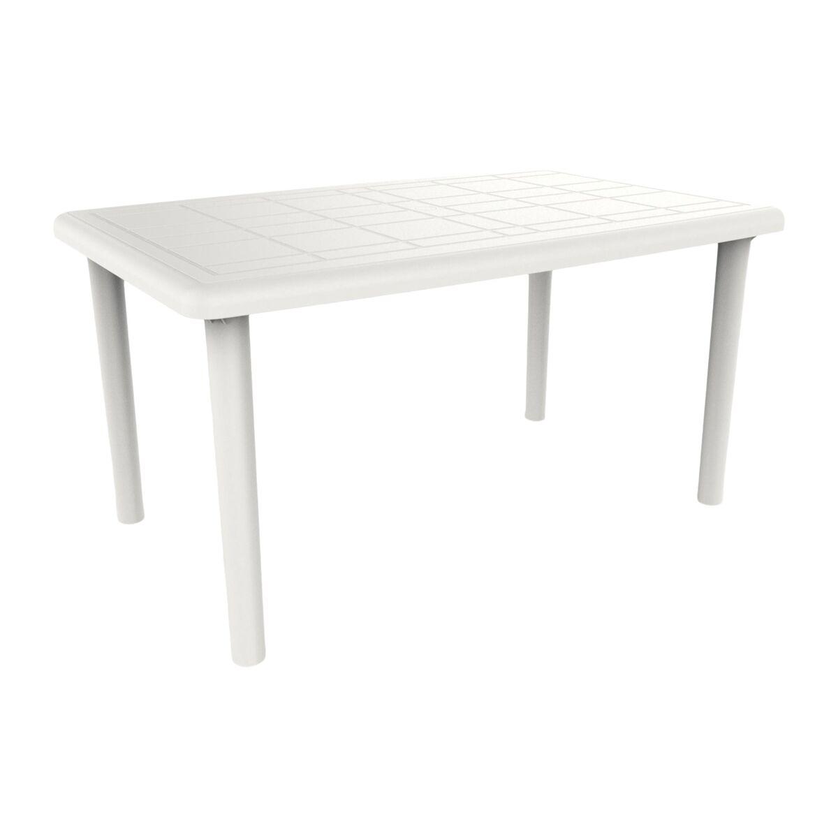 Mesa Garbar Olot Blanco Polipropileno 90 x 73 x 140 cm Rectangular