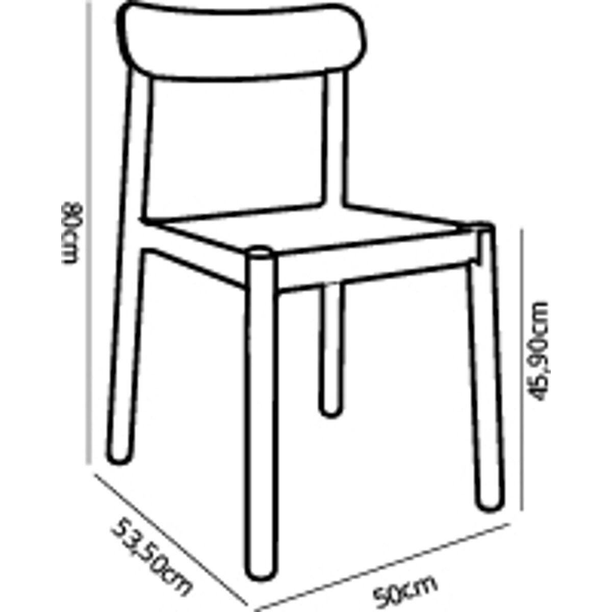 Silla de Jardín Garbar Elba Blanco Polipropileno 56 x 80 x 53 cm (4 Unidades)