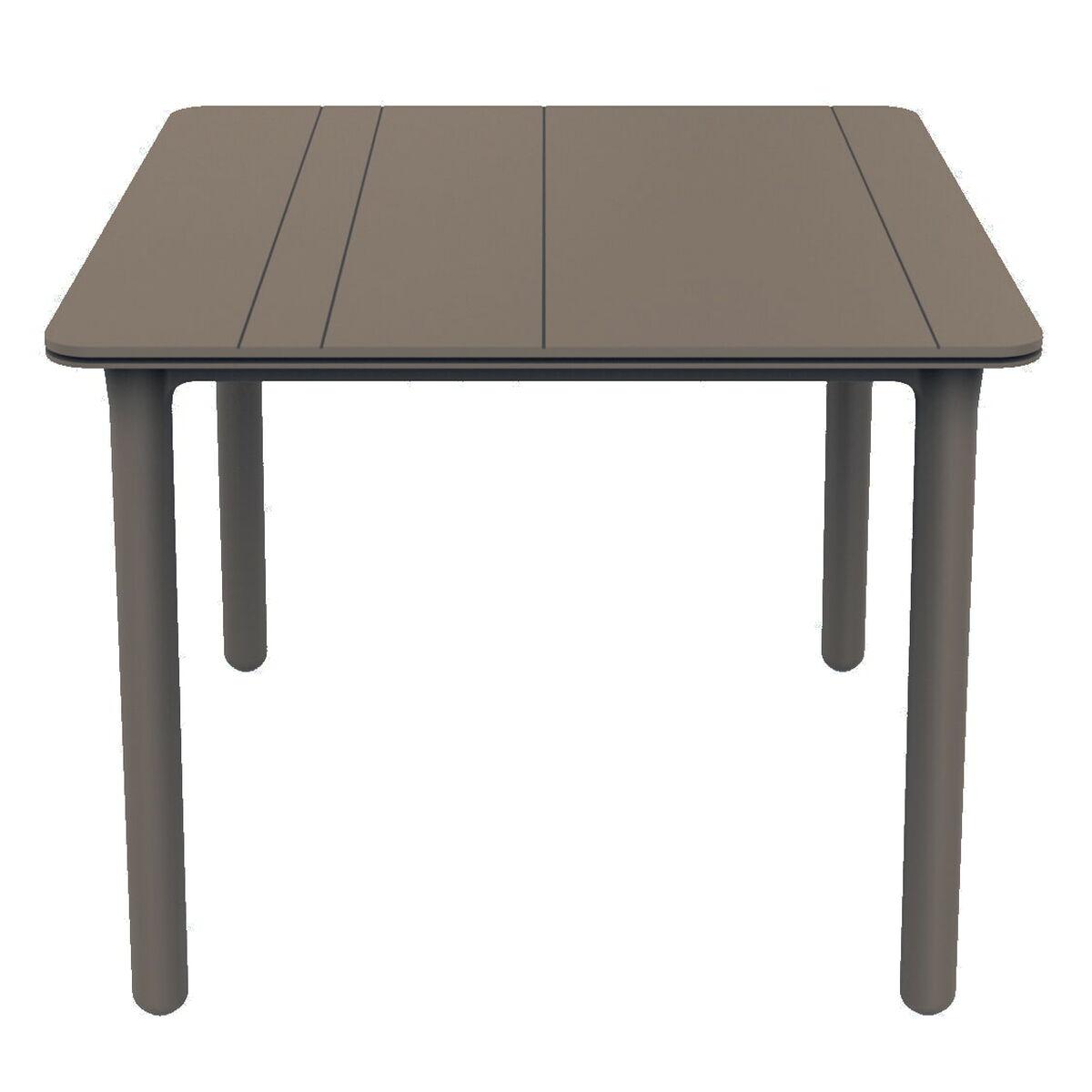 Mesa Garbar Noa Marrón Polipropileno 90 x 74 x 90 cm Cuadrada