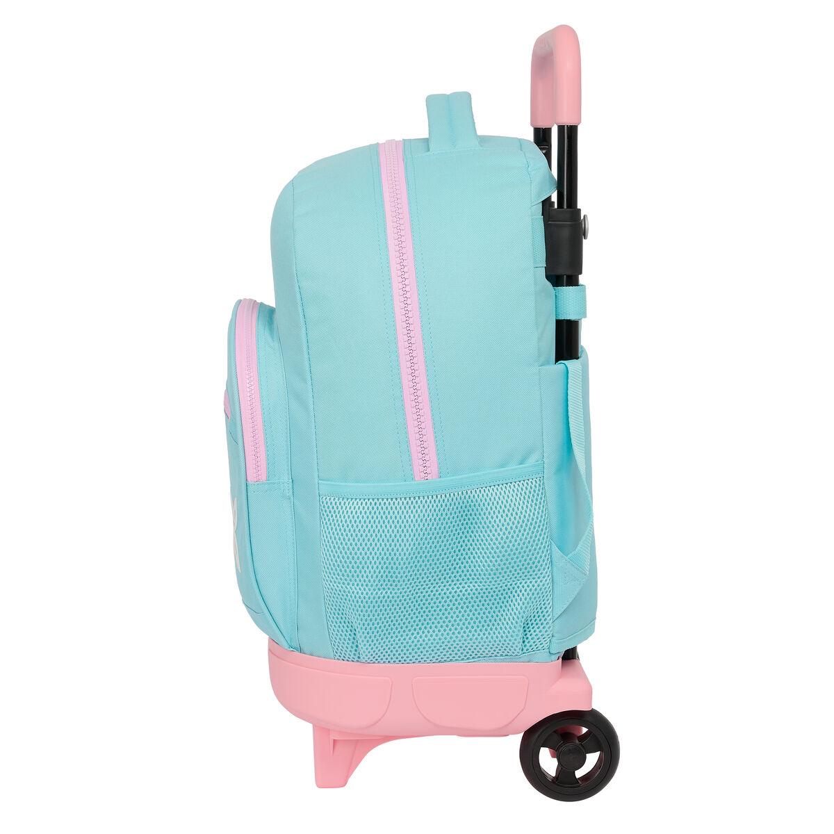 Mochila Escolar con Ruedas Munich Heaven Azul cielo 33 x 45 x 22 cm