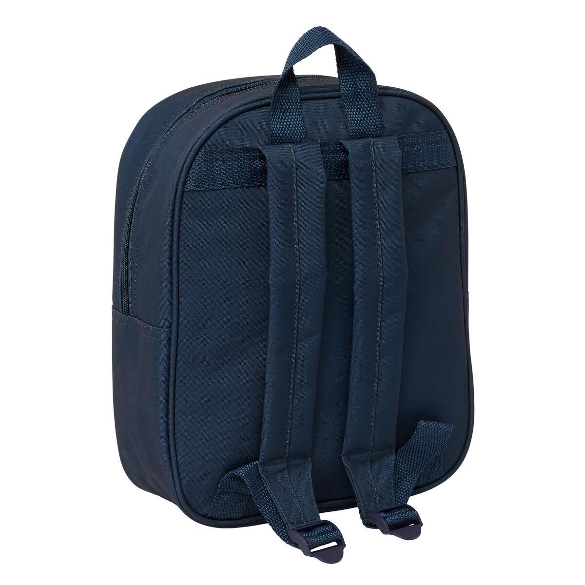 Mochila Infantil Real Madrid C.F. Blanco Azul marino 22 x 27 x 10 cm