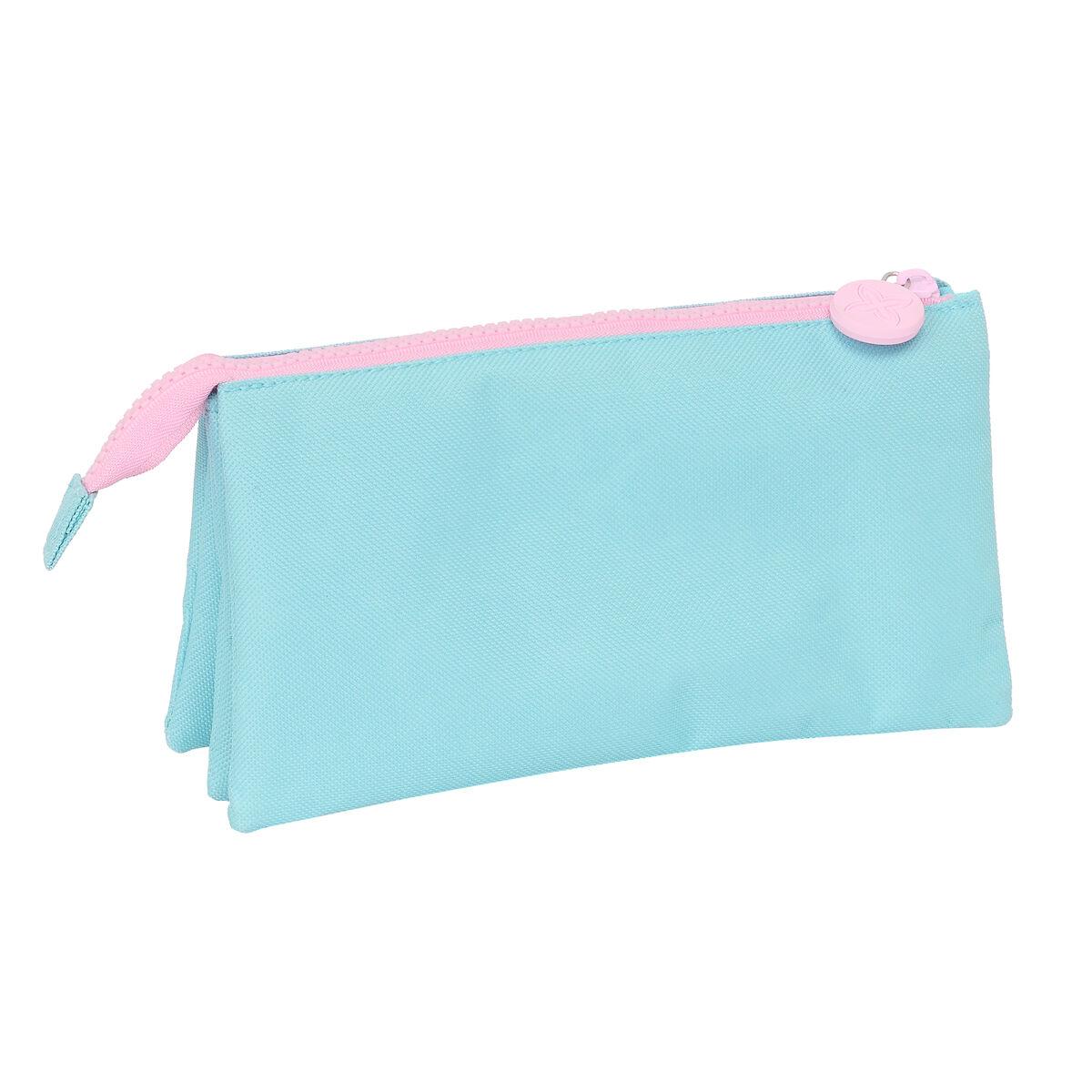 Portatodo Triple Munich Heaven Azul cielo 22 x 12 x 3 cm