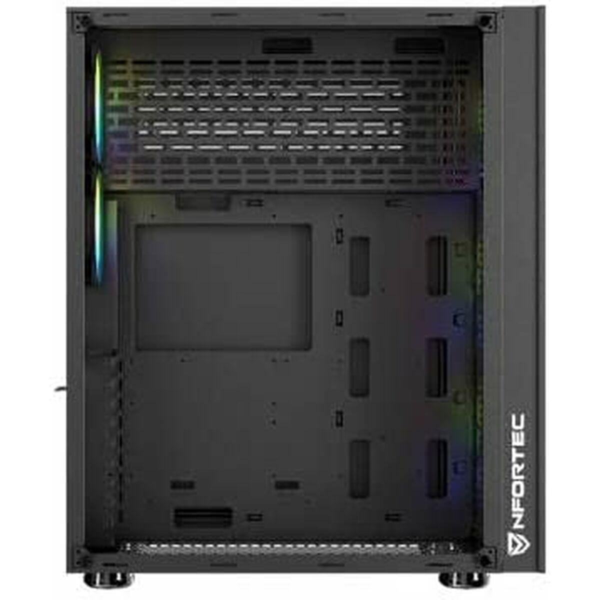 Caja ATX Nfortec NF-CS-AQUERONTE-B Negro