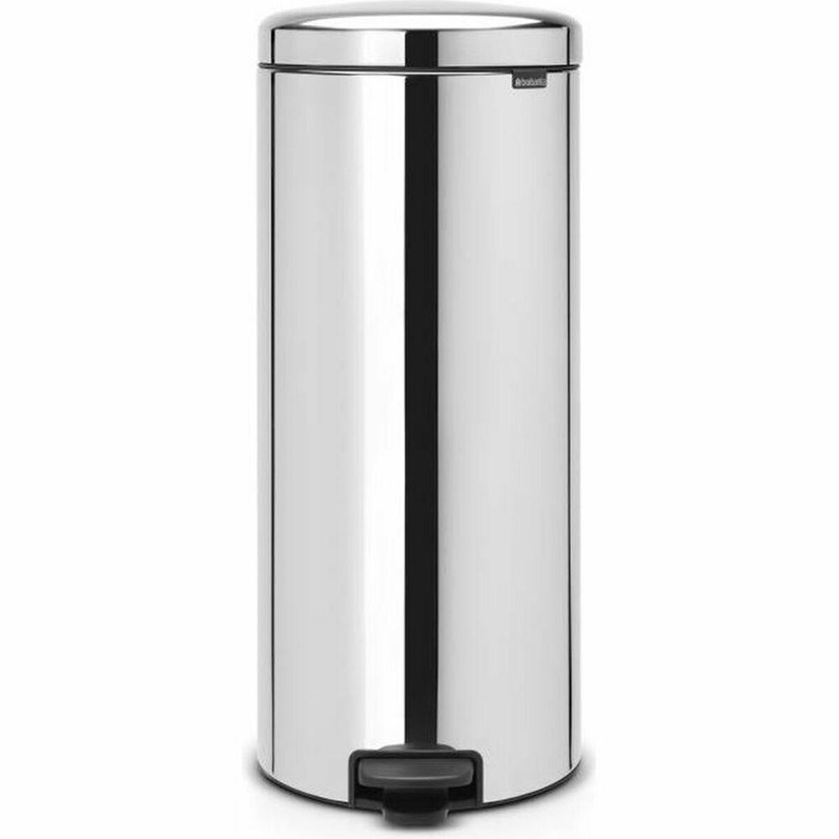 Cubo de basura Brabantia Pedal Bin newIcon Acero Metal 30 L (1 unidad)