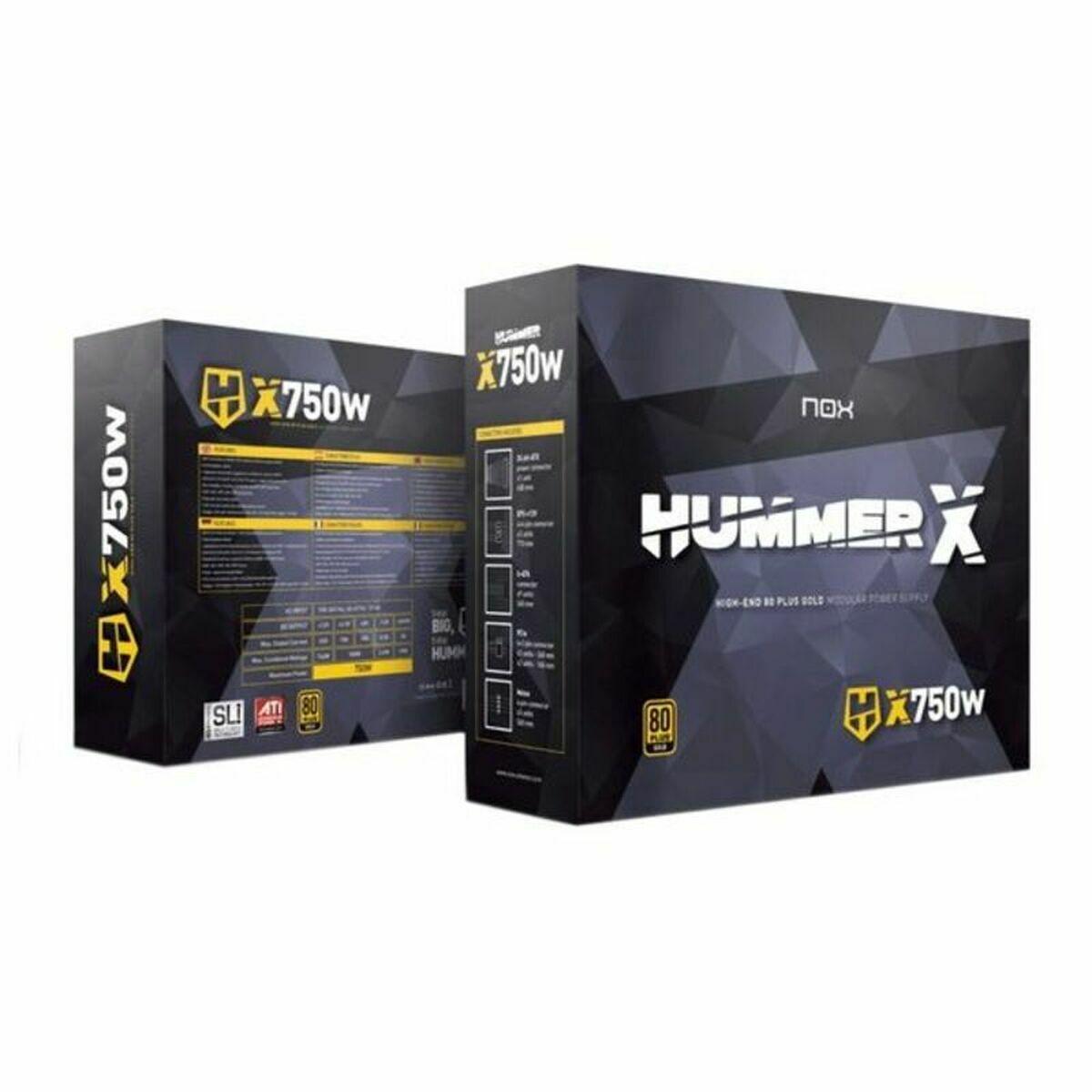 Fuente de Alimentación Gaming Nox-Xtreme Hummer X750W 750 W 80 Plus Gold