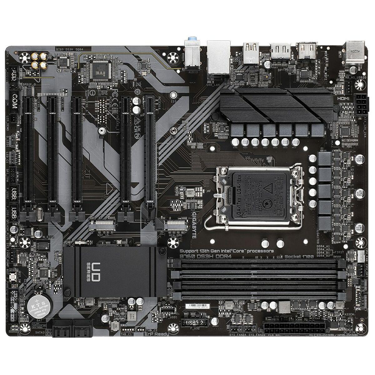 Placa Base Gigabyte B760 DS3H DDR4 LGA 1700 Intel B760