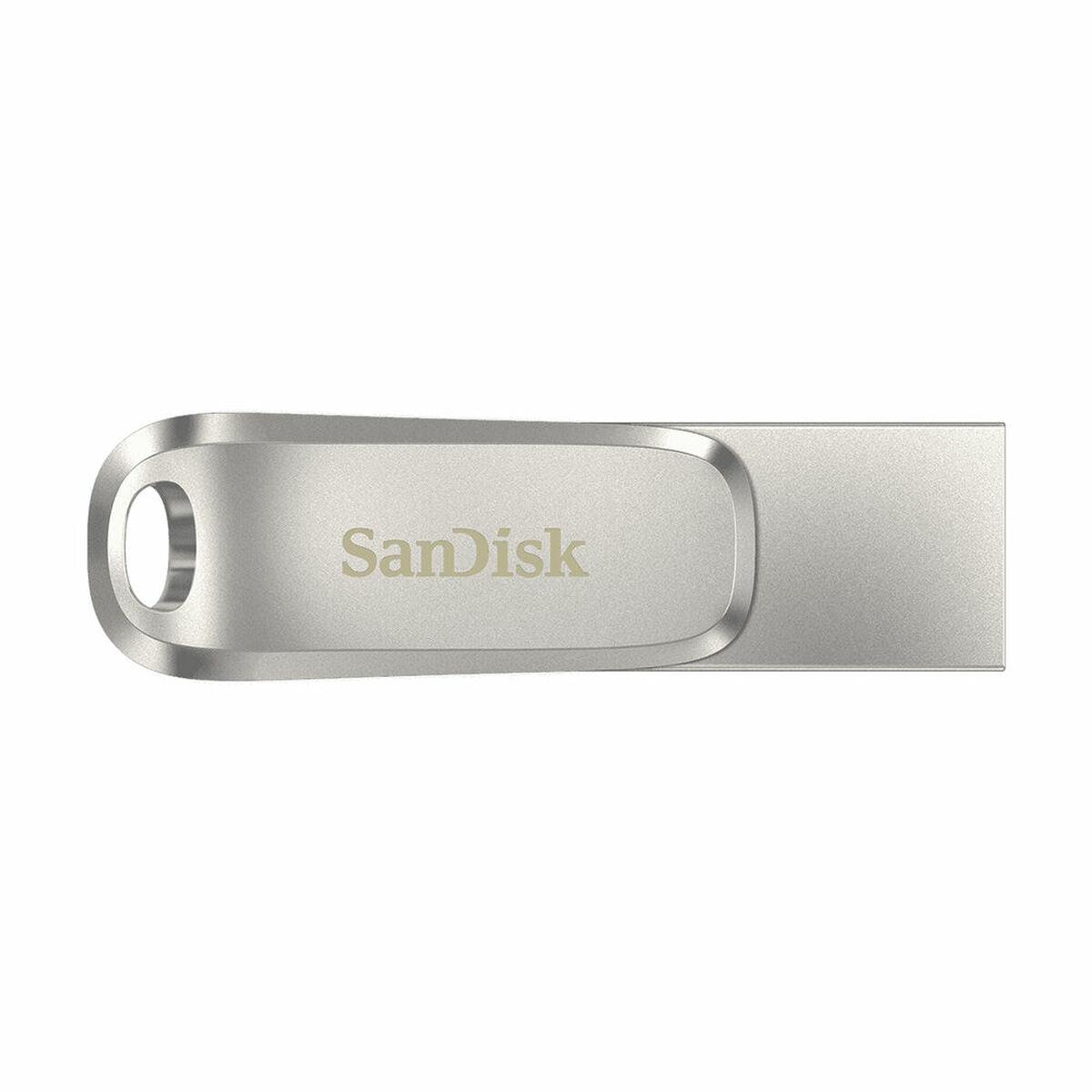 Memoria USB SanDisk SDDDC4-128G-G46 Plateado Acero 128 GB (1 unidad)