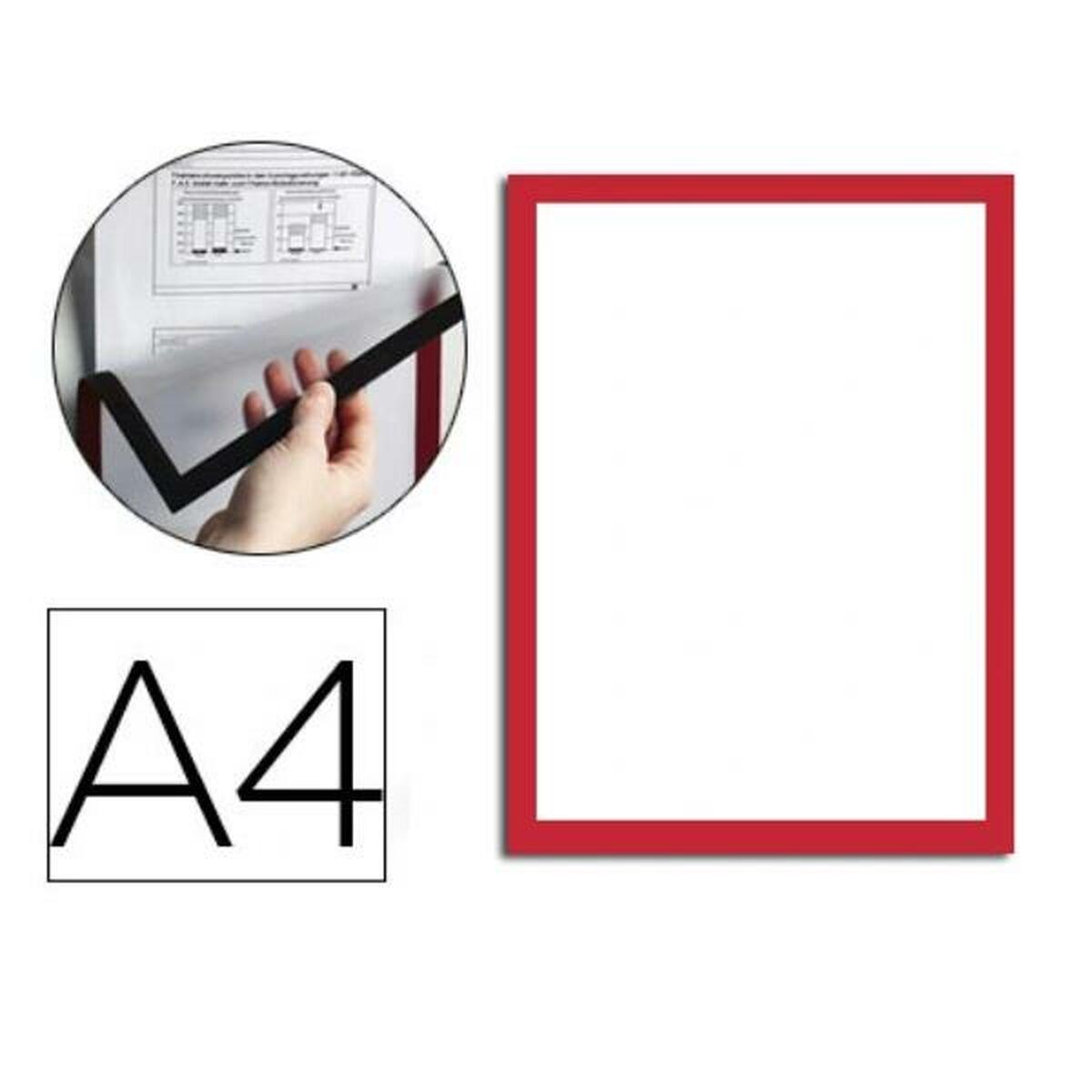 Marco Informativo Durable 4869-03 Rojo