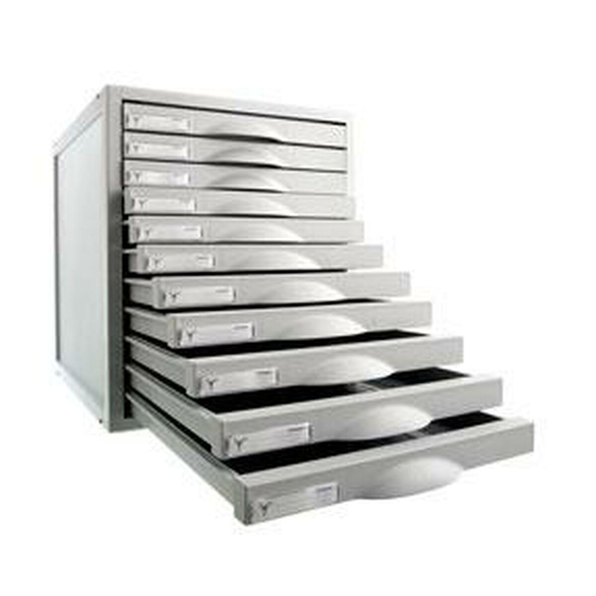 Archivador Modular Archivo 2000 8211C GS Gris Plástico 11 Cajones