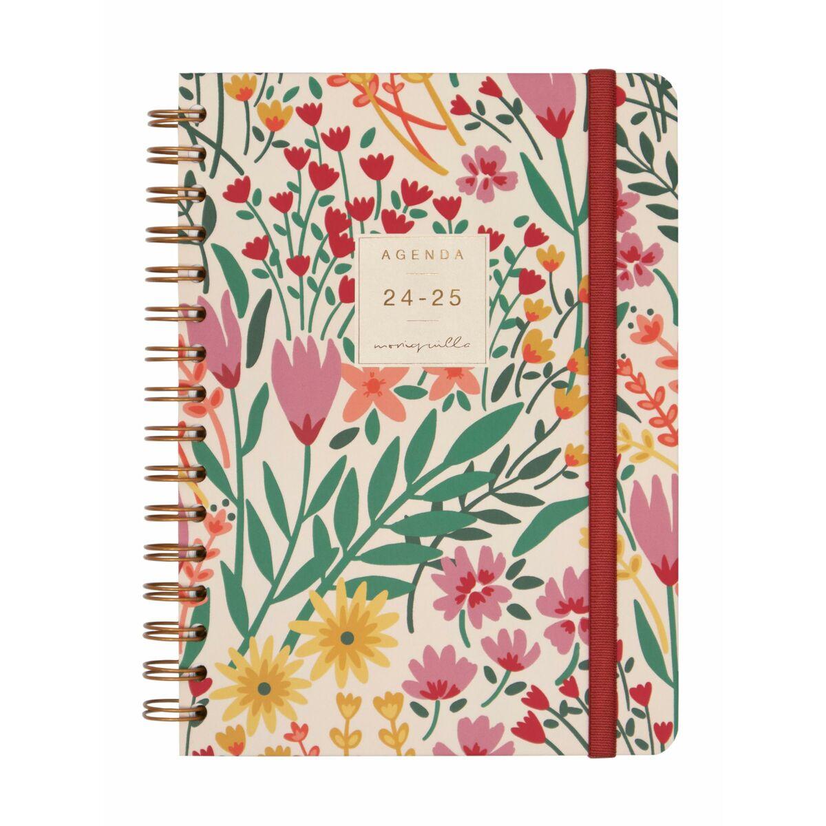 Agenda Finocam Moniquilla Garden Multicolor 2024-2025 (1 unidad)