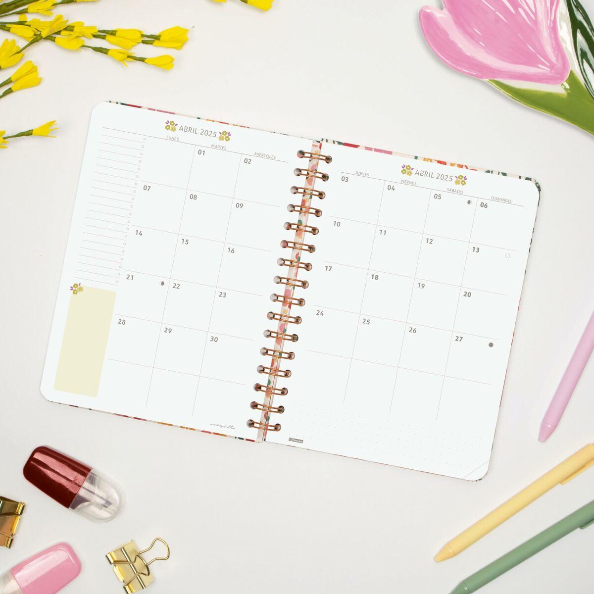 Agenda Finocam Moniquilla Garden Multicolor 2024-2025 (1 unidad)