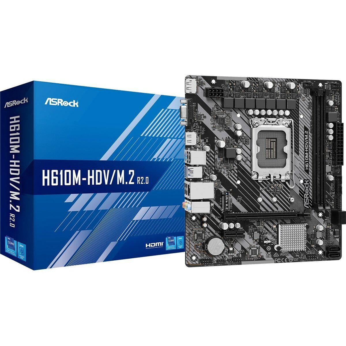 Placa Base ASRock 90-MXBJH0-A0UAYZ LGA 1700 INTEL H610