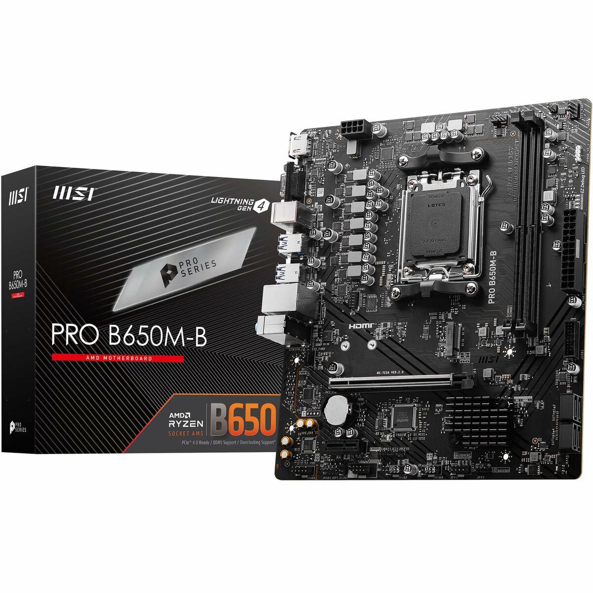 Placa Base MSI PRO B650M-B AMD B650 AMD AM5