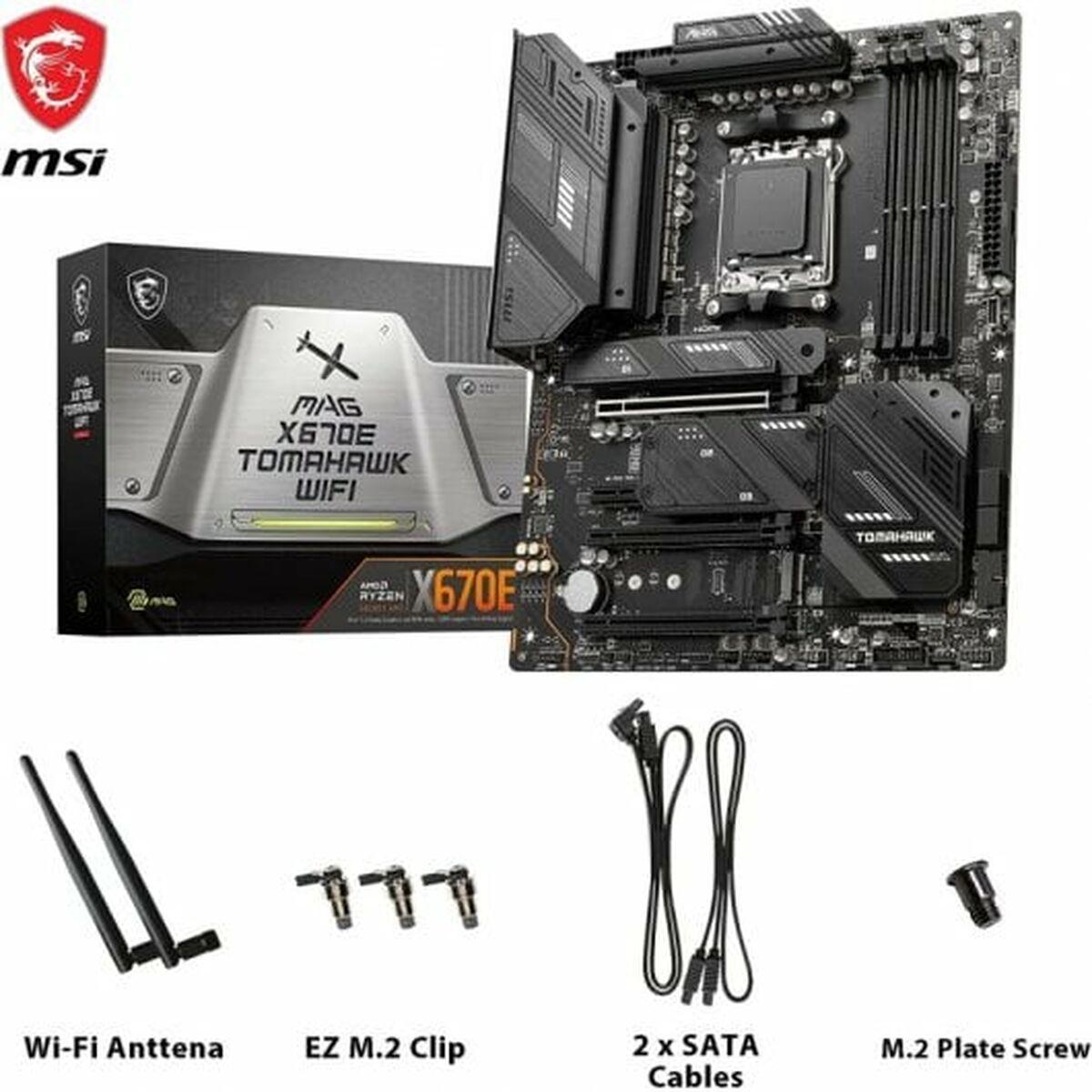 Placa Base MSI MAG X670E TOMAHAWK WIFI AMD AM5 AMD