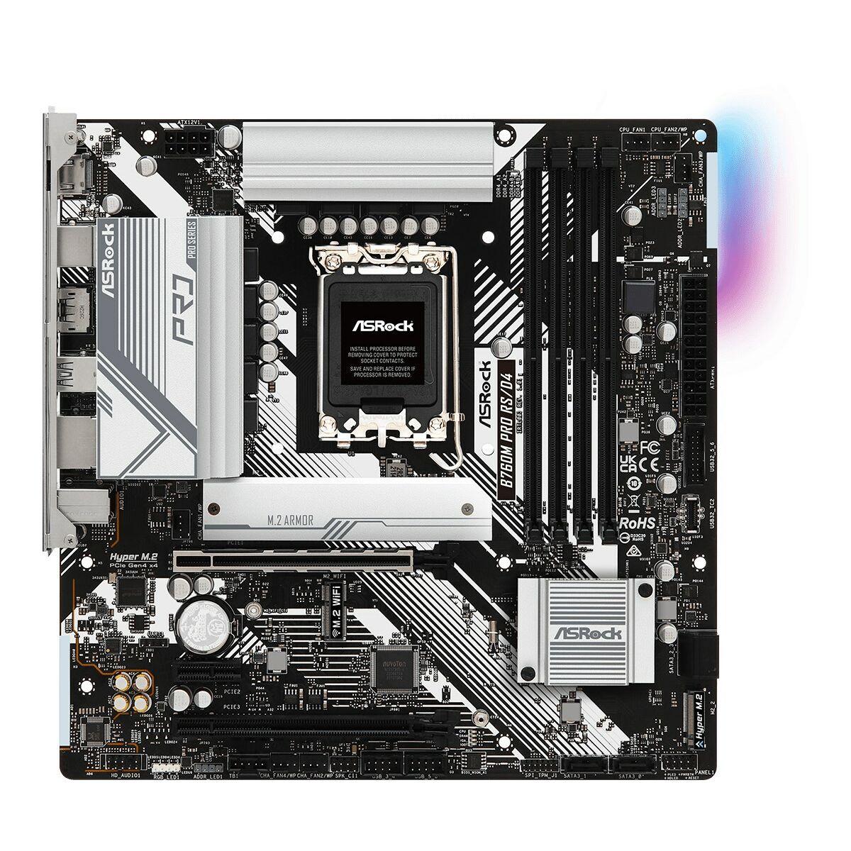 Placa Base ASRock B760M PRO RS/D4 LGA 1700 Intel B760