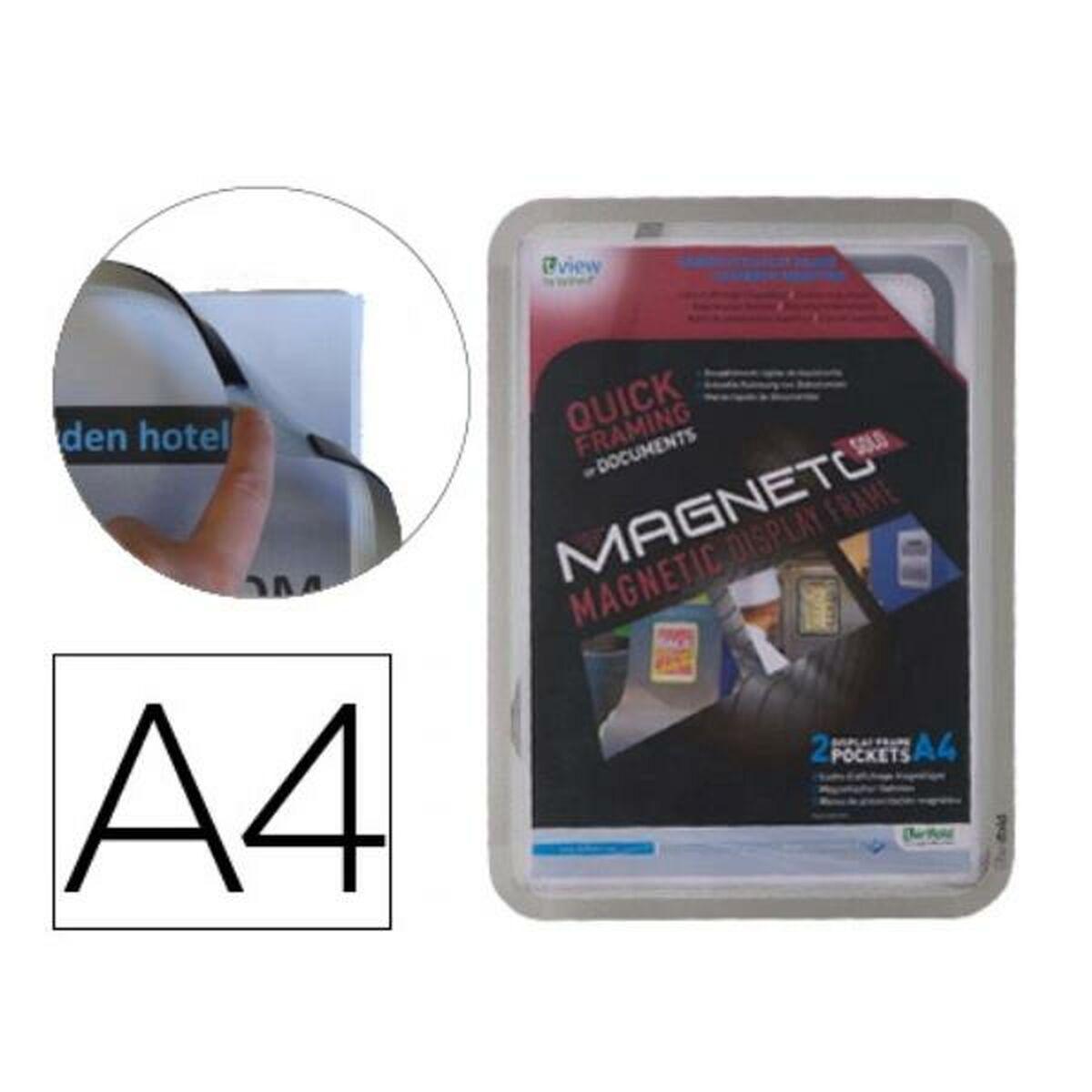 Marco Informativo Tarifold 195030 Plateado (2 Unidades)