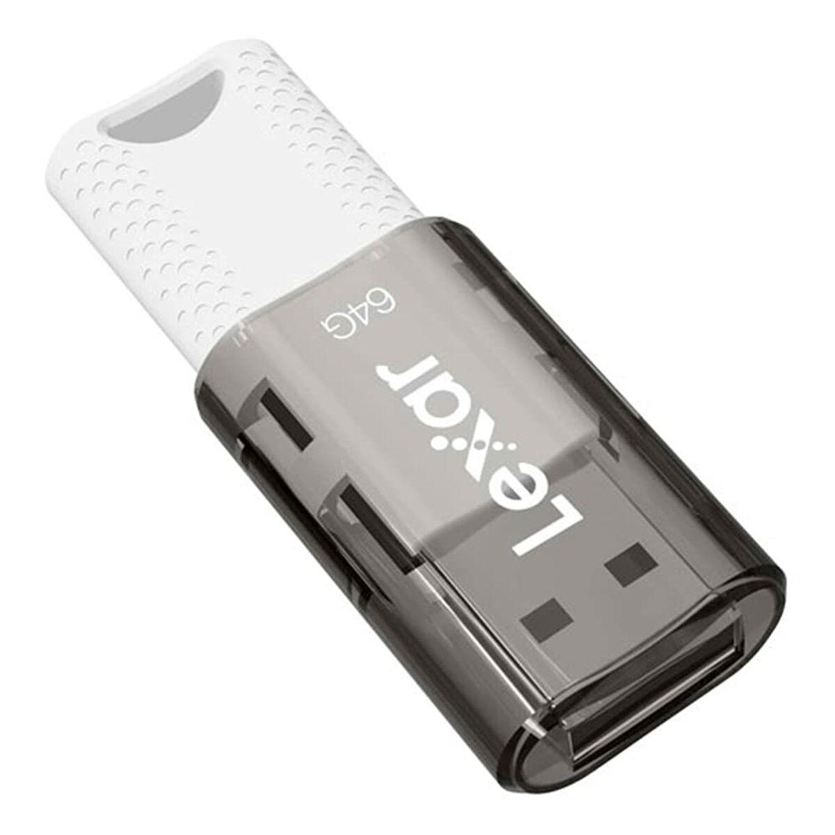 Memoria USB Lexar JumpDrive® S60 Negro 64 GB