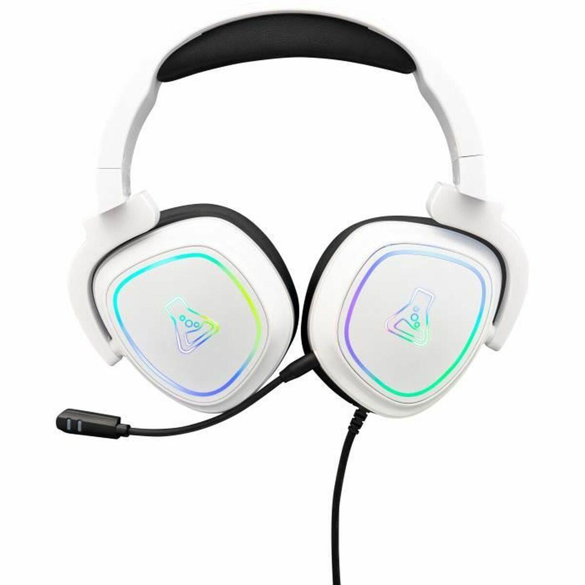 Auriculares The G-Lab KORP-RADIUM-WHITE Blanco