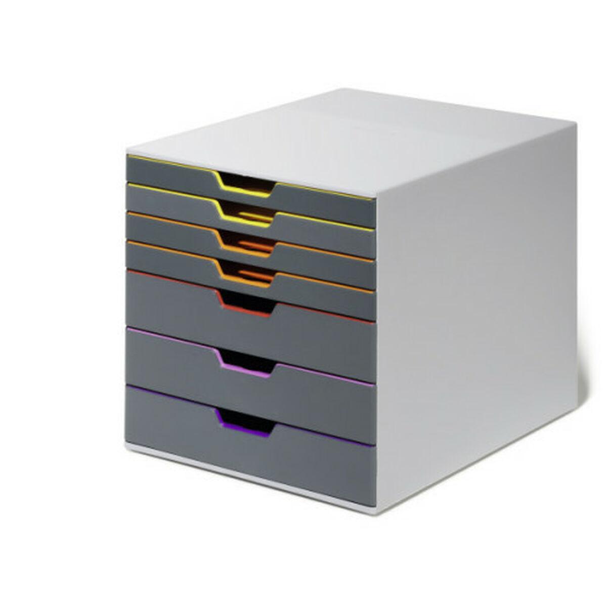 Caja de Archivo Durable 7607-27 Rojo Multicolor A4