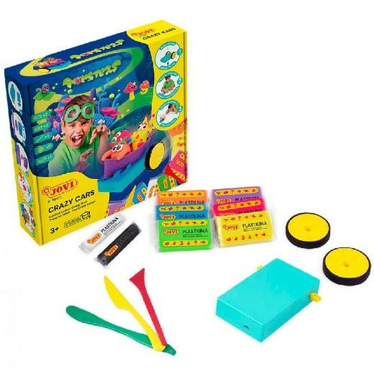 Juego de Plastilina Jovi Crazy Cars Monsters