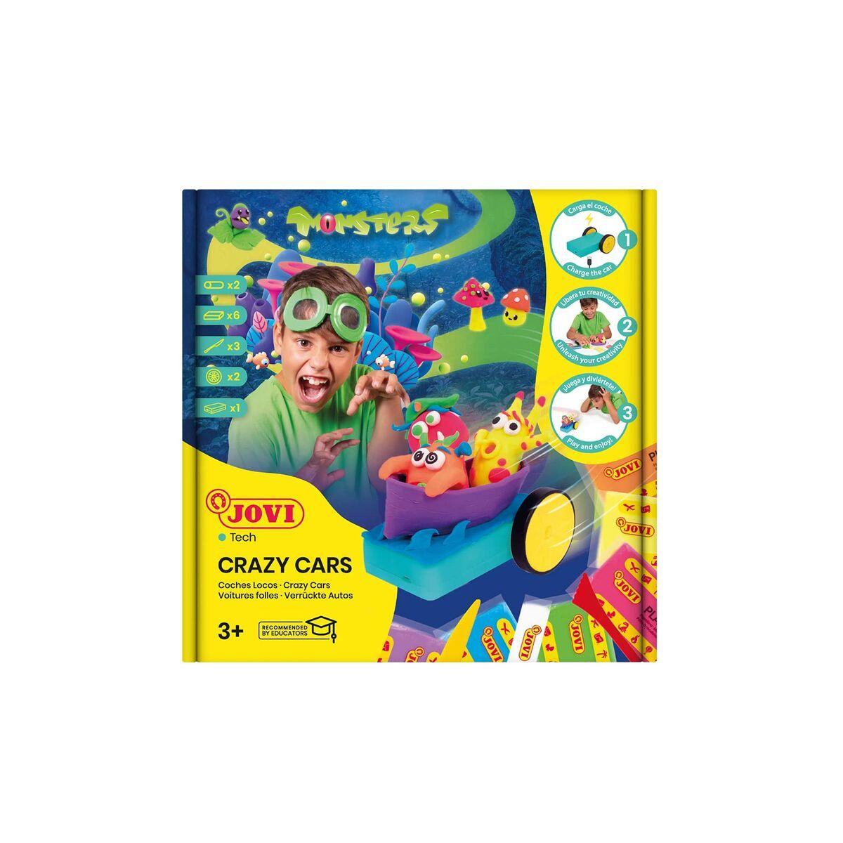Juego de Plastilina Jovi Crazy Cars Monsters