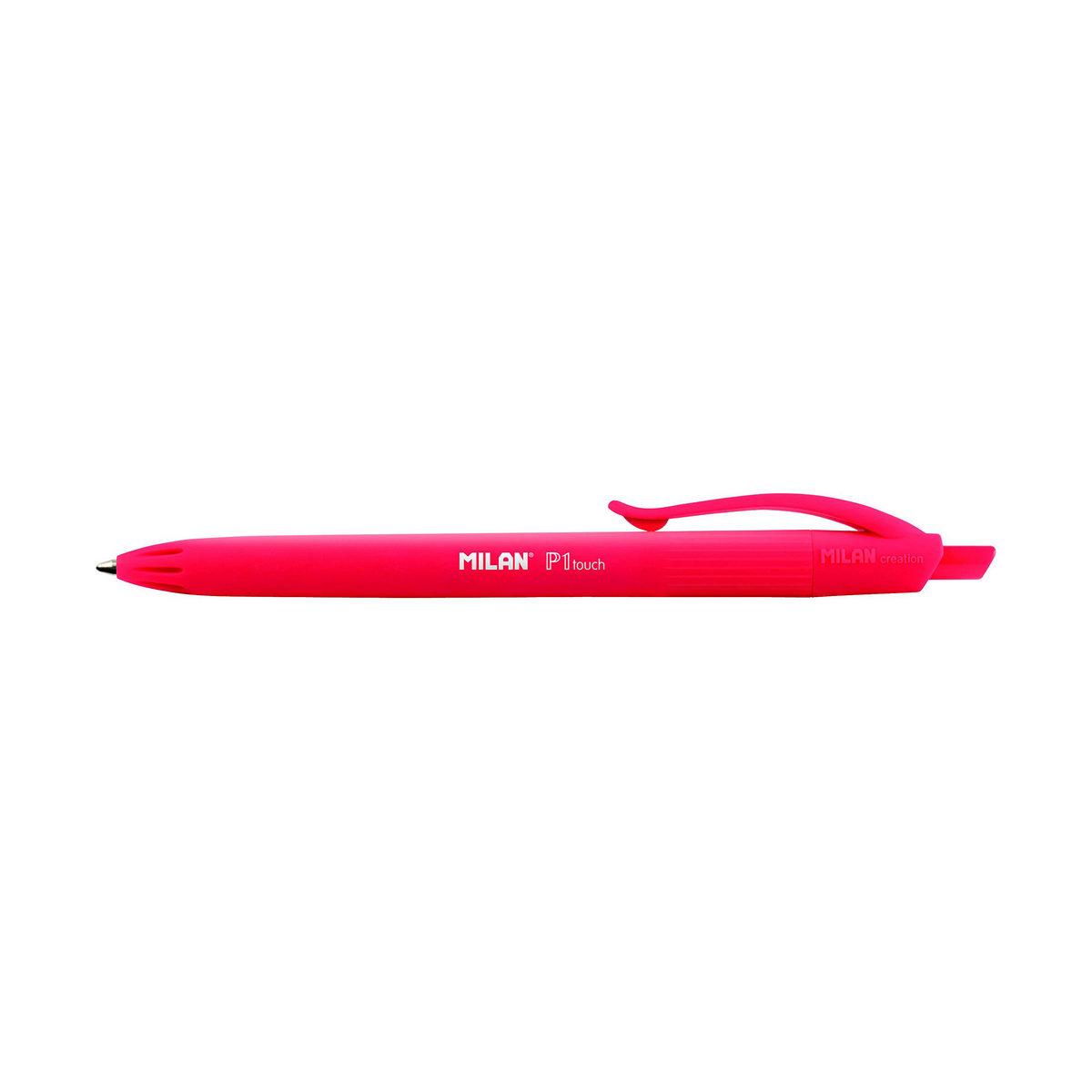 Set de Bolígrafos Milan BWM10254 Blanco Multicolor (4 Piezas) (4 Unidades) (4 uds)