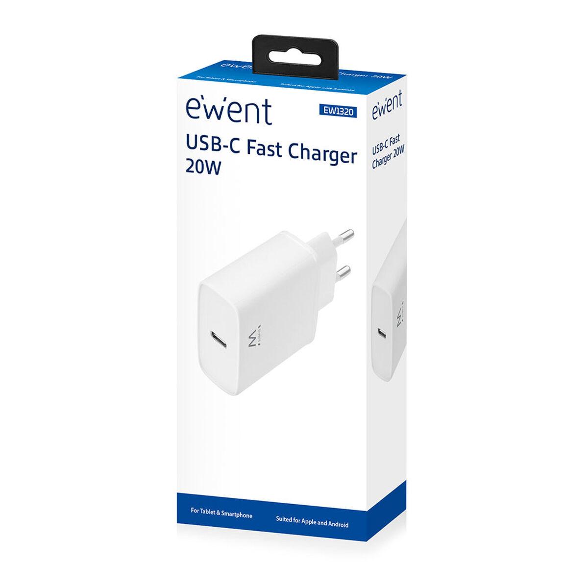 Cargador de Pared Ewent EW1320 Blanco