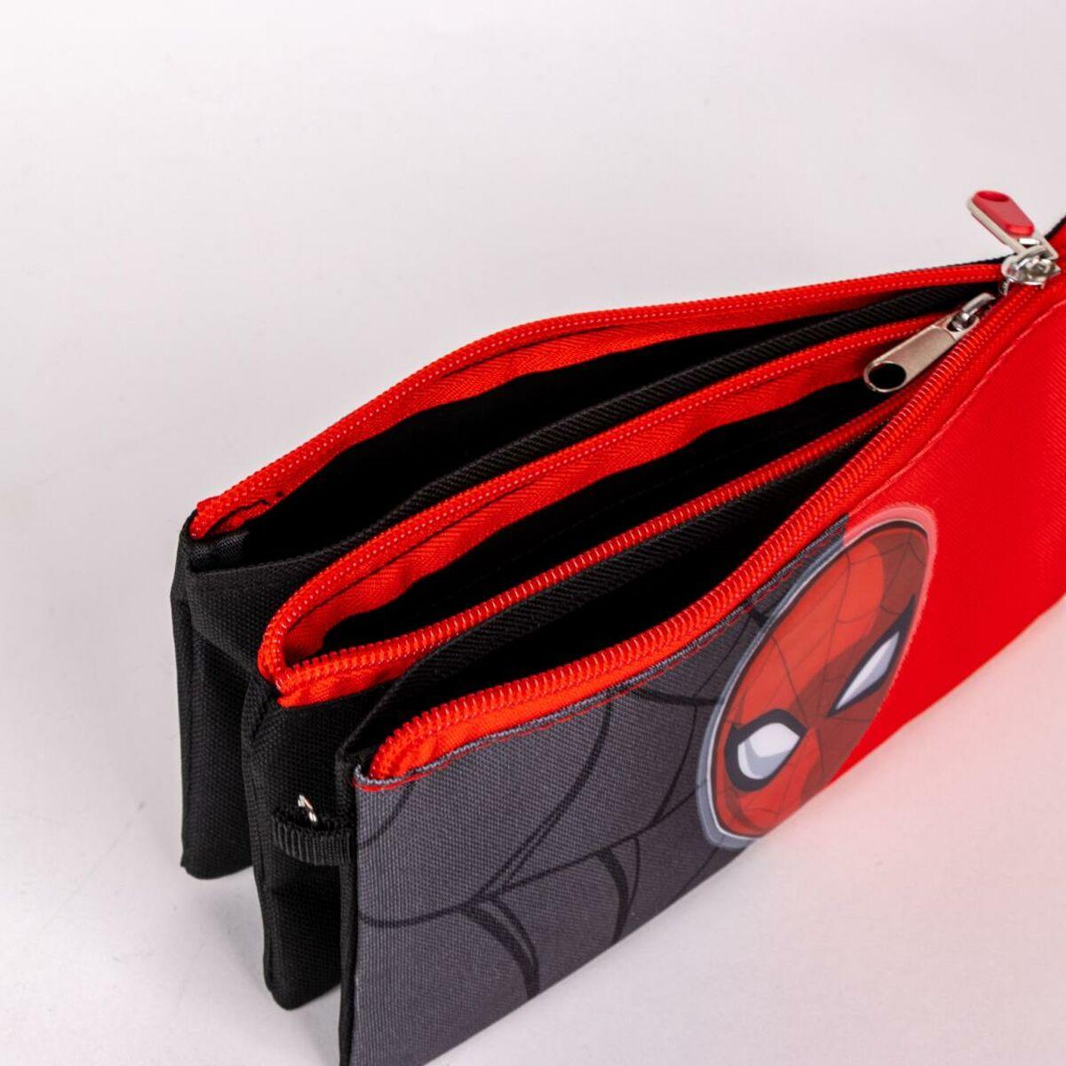 Portatodo Triple Spider-Man Rojo
