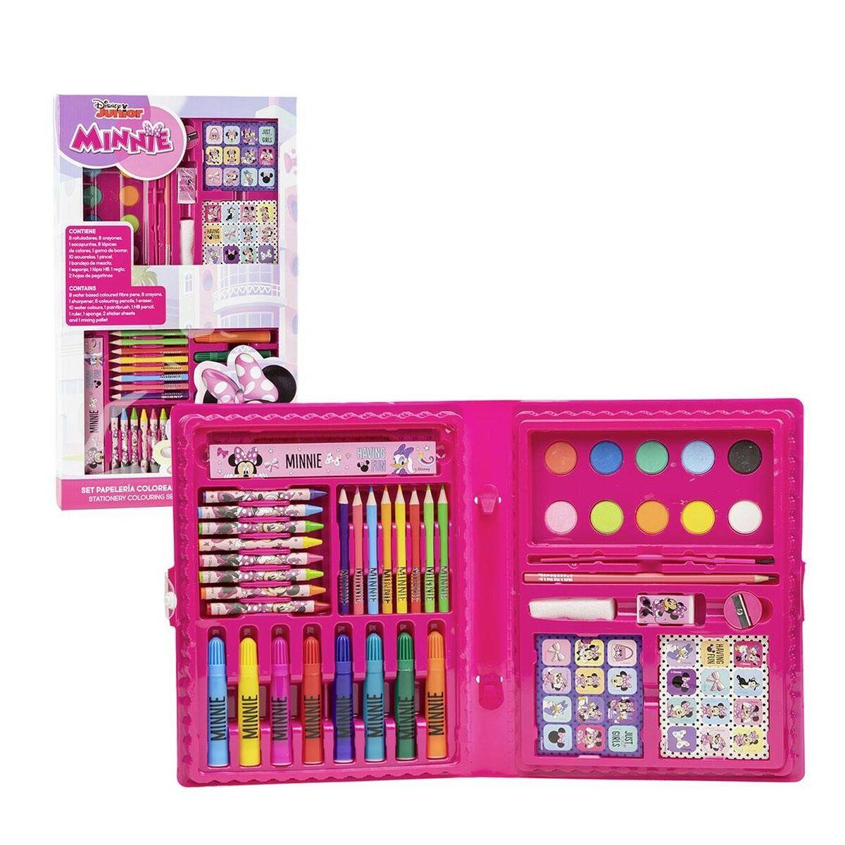 Set de Papelería Minnie Mouse Maletín