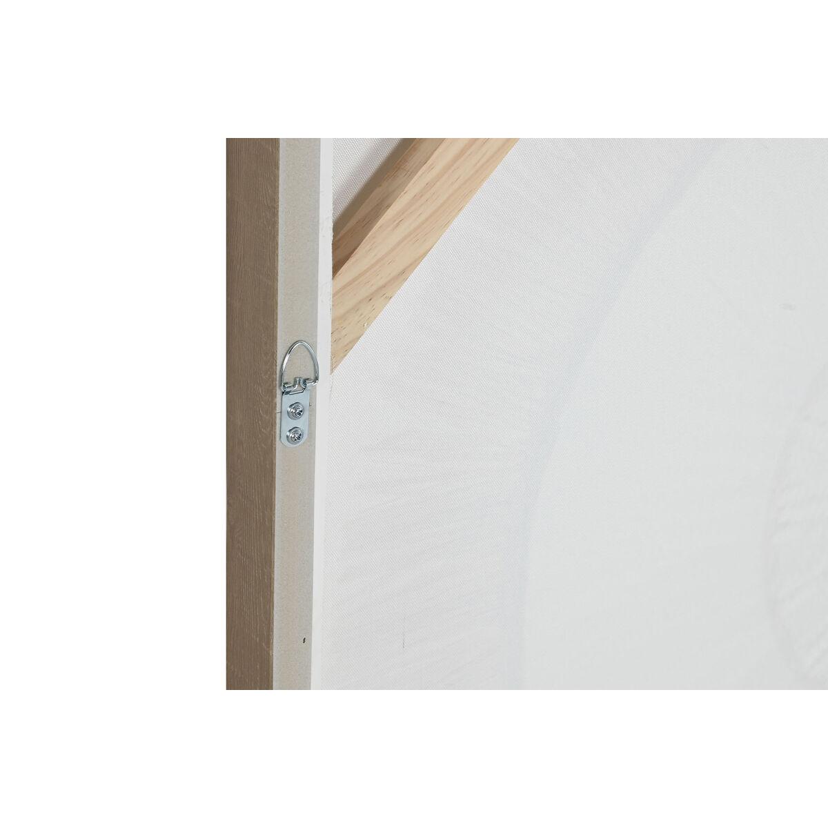 Lienzo Home ESPRIT Blanco Natural Boho 92 x 4,5 x 92 cm (2 Unidades)