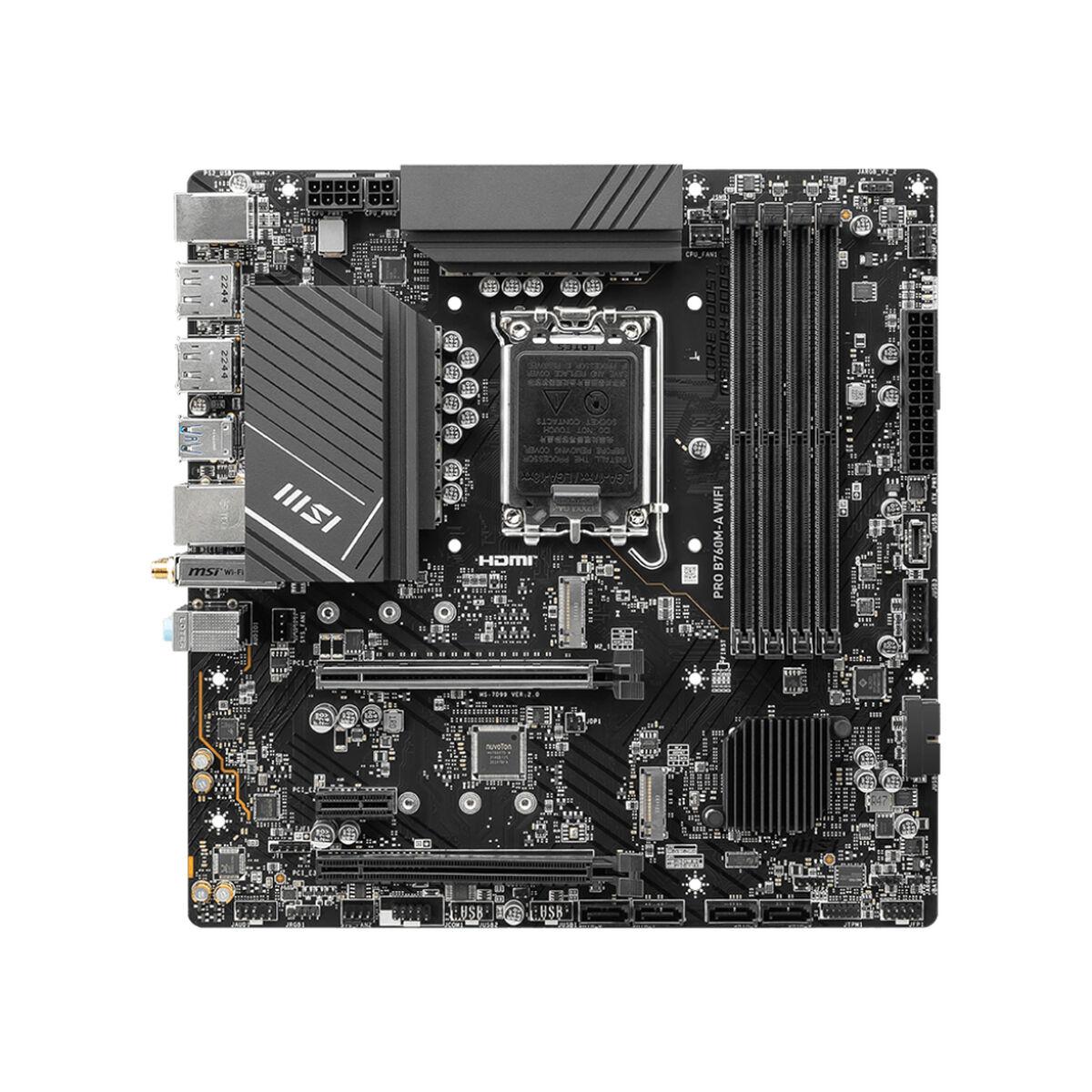 Placa Base MSI MB PRO B760M-A WIFI LGA 1700