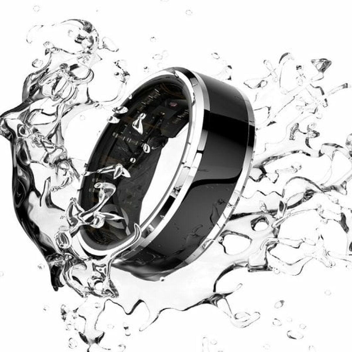 Anillo inteligente Cool Ring Health + Base Powerbank Negro 20 mm