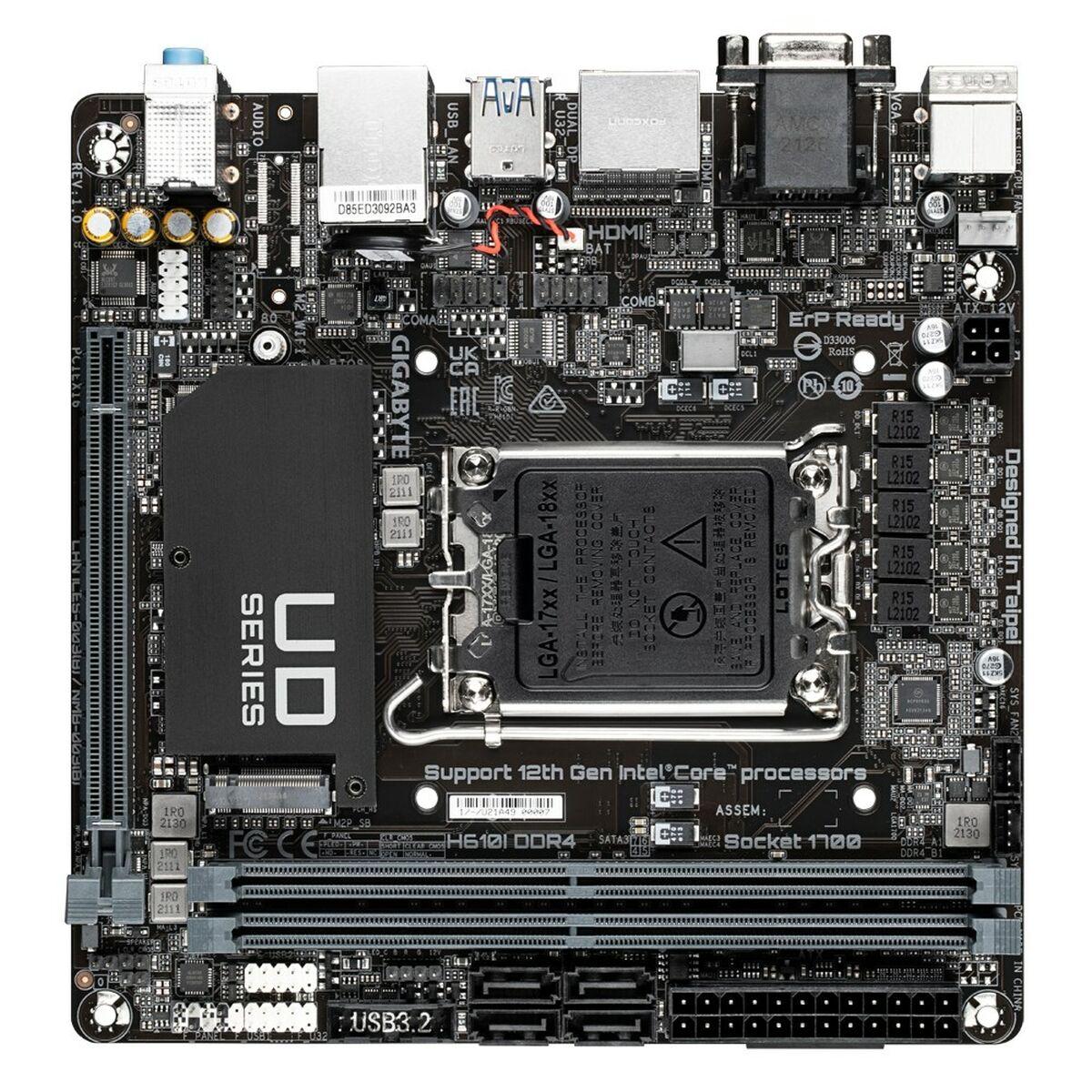 Placa Base Gigabyte H610I DDR4 LGA 1700 INTEL H610