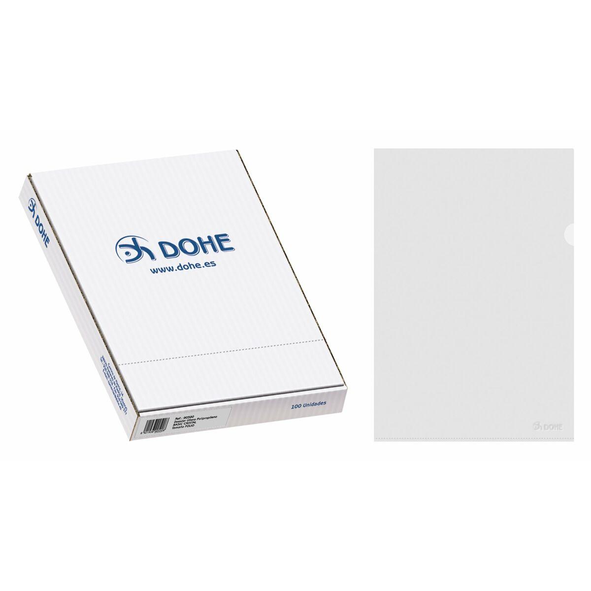 Portadocumentos DOHE 90590 Transparente (100 Unidades)