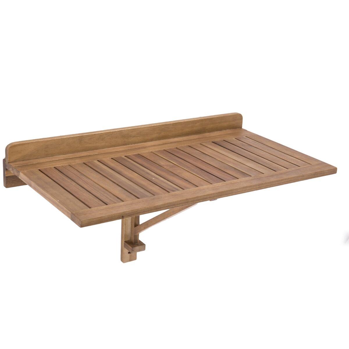 Mesa abatible para balcón Nina Nina Marrón Madera de acacia 80 x 47 x 45 cm