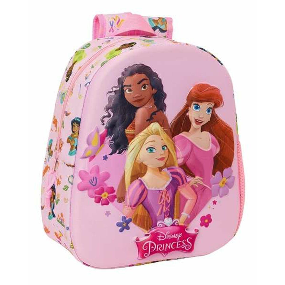Mochila Escolar Disney Princess 27 x 33 x 10 cm