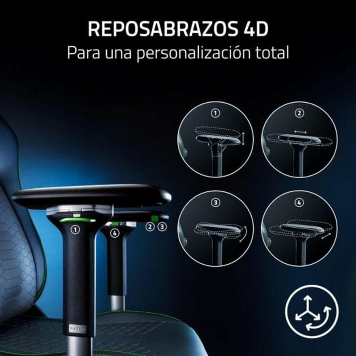 Silla Gaming Razer RZ38-04900100-R3G1 Negro Verde Negro/Verde