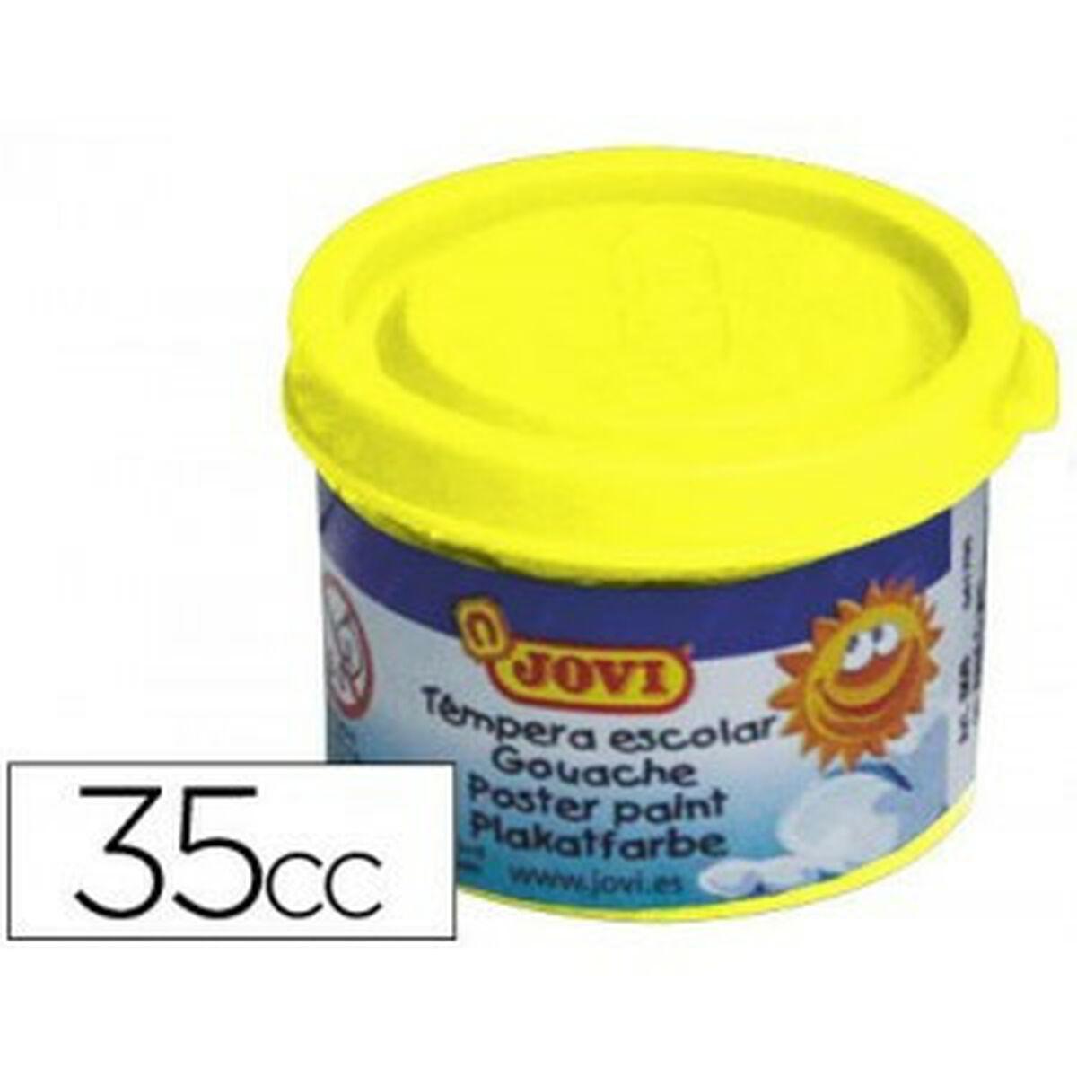 Témperas Jovi 50302 Amarillo Madera Papel Tela Cartulina (5 Unidades)