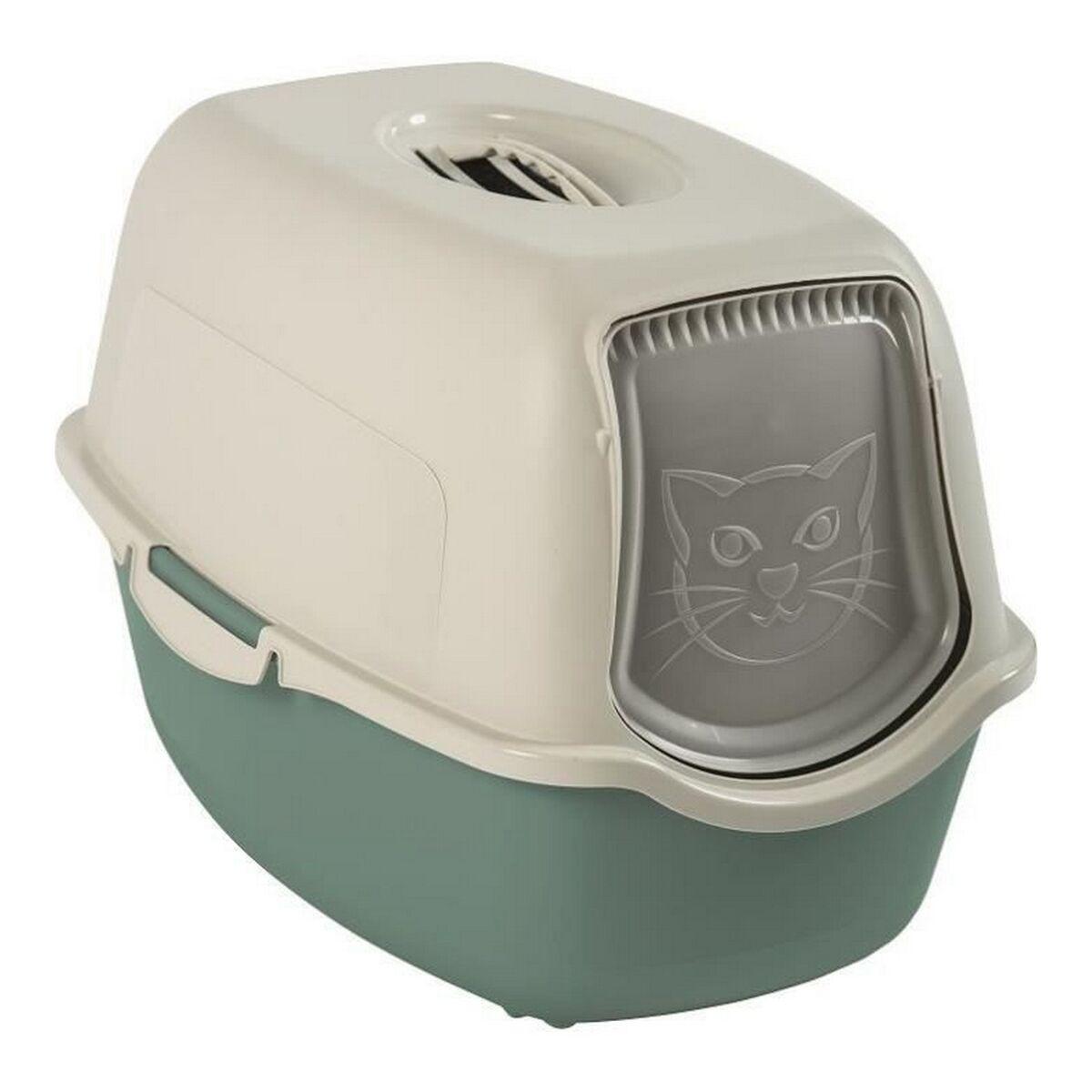 Arenero para Gatos Rotho My Pet Bailey Blanco Verde Polipropileno