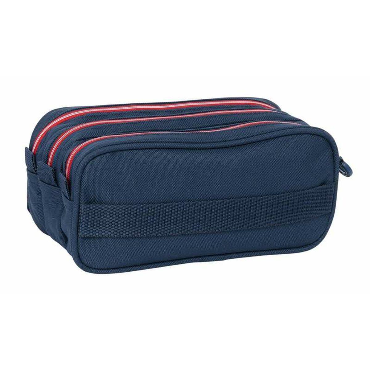 Portatodo Triple El Ganso Classic Azul marino 21,5 x 10 x 8 cm