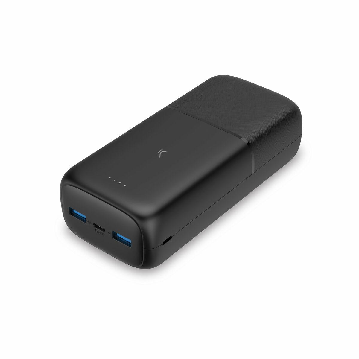 Powerbank KSIX Negro 30000 mAh (1 unidad) (Reacondicionado A)