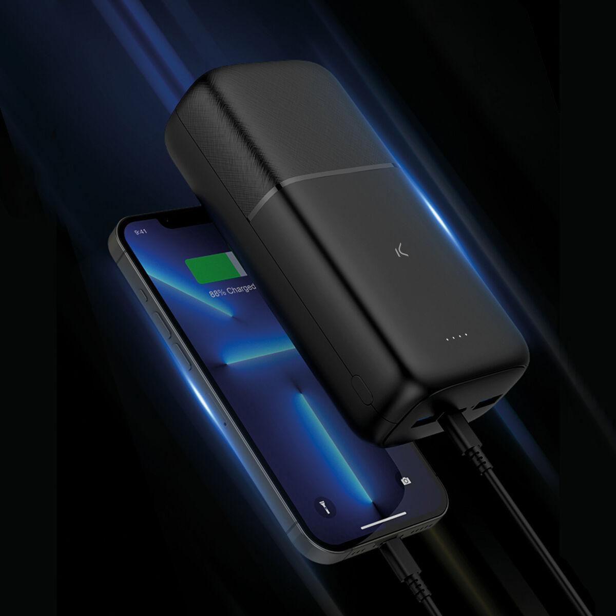 Powerbank KSIX Negro 30000 mAh (1 unidad) (Reacondicionado A)