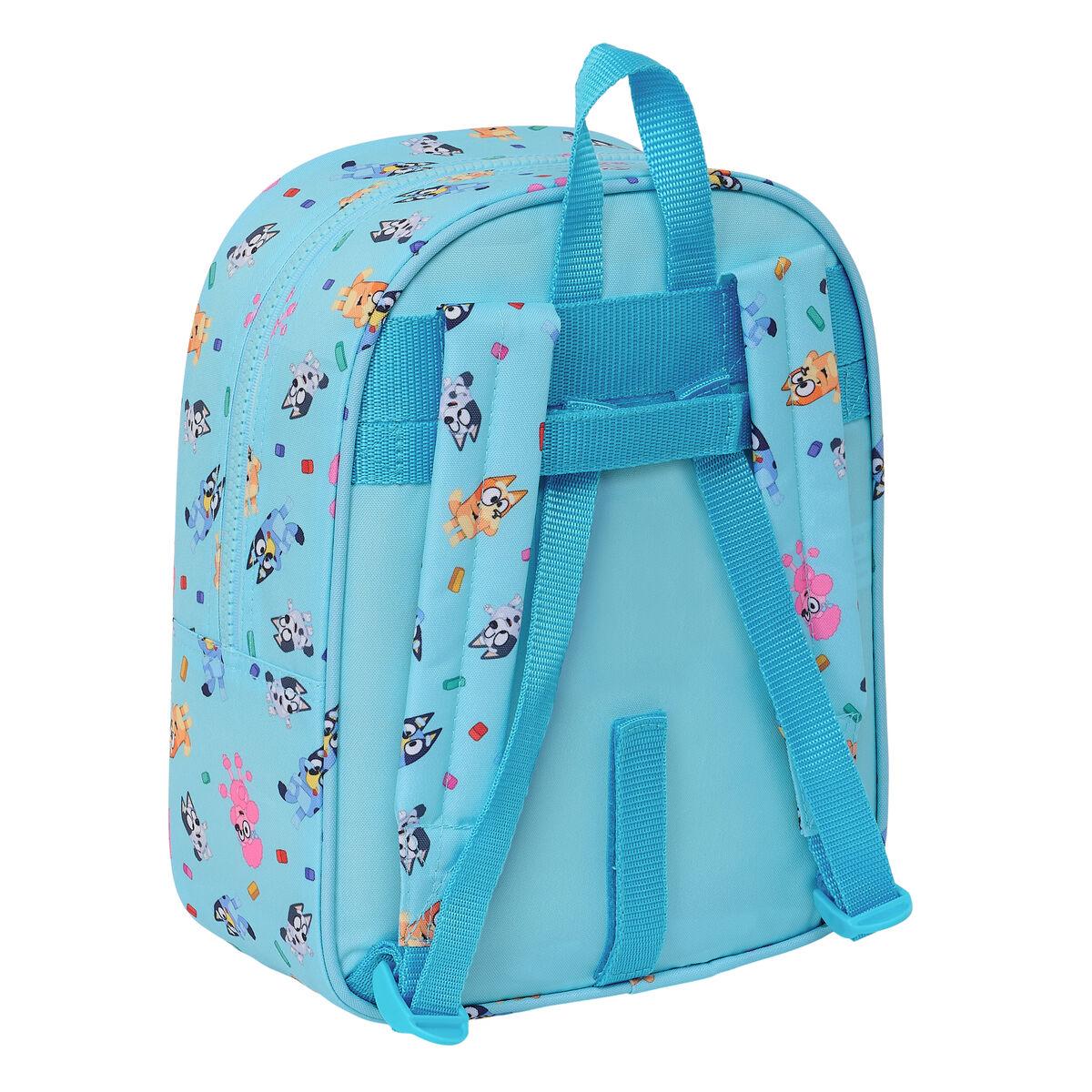 Mochila Escolar Bluey Azul cielo 22 x 27 x 10 cm